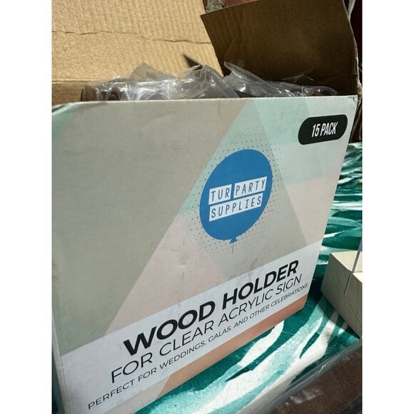 Wood Holders for Acrylic Signs - Picture 5 of 8